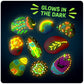 Dan&Darci Kids Rock Painting Kit - Glow in The Dark - Large Arts & Crafts Set for Ages 6-12 - Creative Gold, Silver, White Art Toys