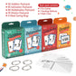 Torlam Multi Math Flash Cards For Kids Ages 4-8 - Addition, Subtraction, Multiplication, & Division - All Facts 0-12 With 4 Rings, Math Games For Kids 6-8 3Rd 4Th 5Th 6Th Grade - 332 Cards Total
