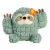 Aurora® Cactus Sloth™ Stuffed Animal - 7.5" Green Polyester Cuddly Toy - Whimsical Design