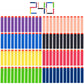 KISEER 240 Pcs Colorful Refill Darts project pieces  Pack for Nerf N-Strike advanced Series Blasters