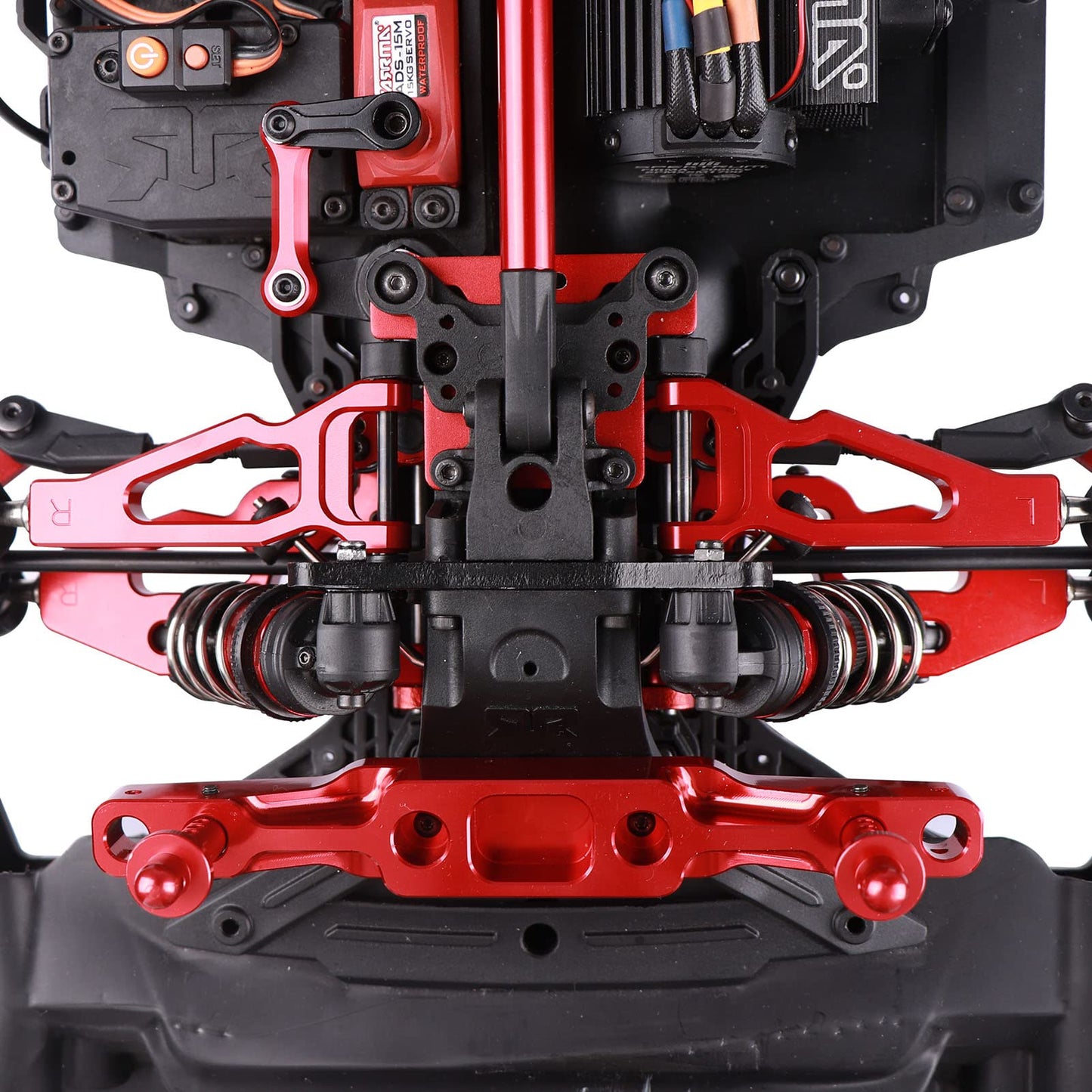 Aimrock Aluminum Front Lower Suspension A Arms w/Pivot Balls Upgrades Parts for 1/8 Typhon 1/7 Felony Infraction Limitless 6S BL