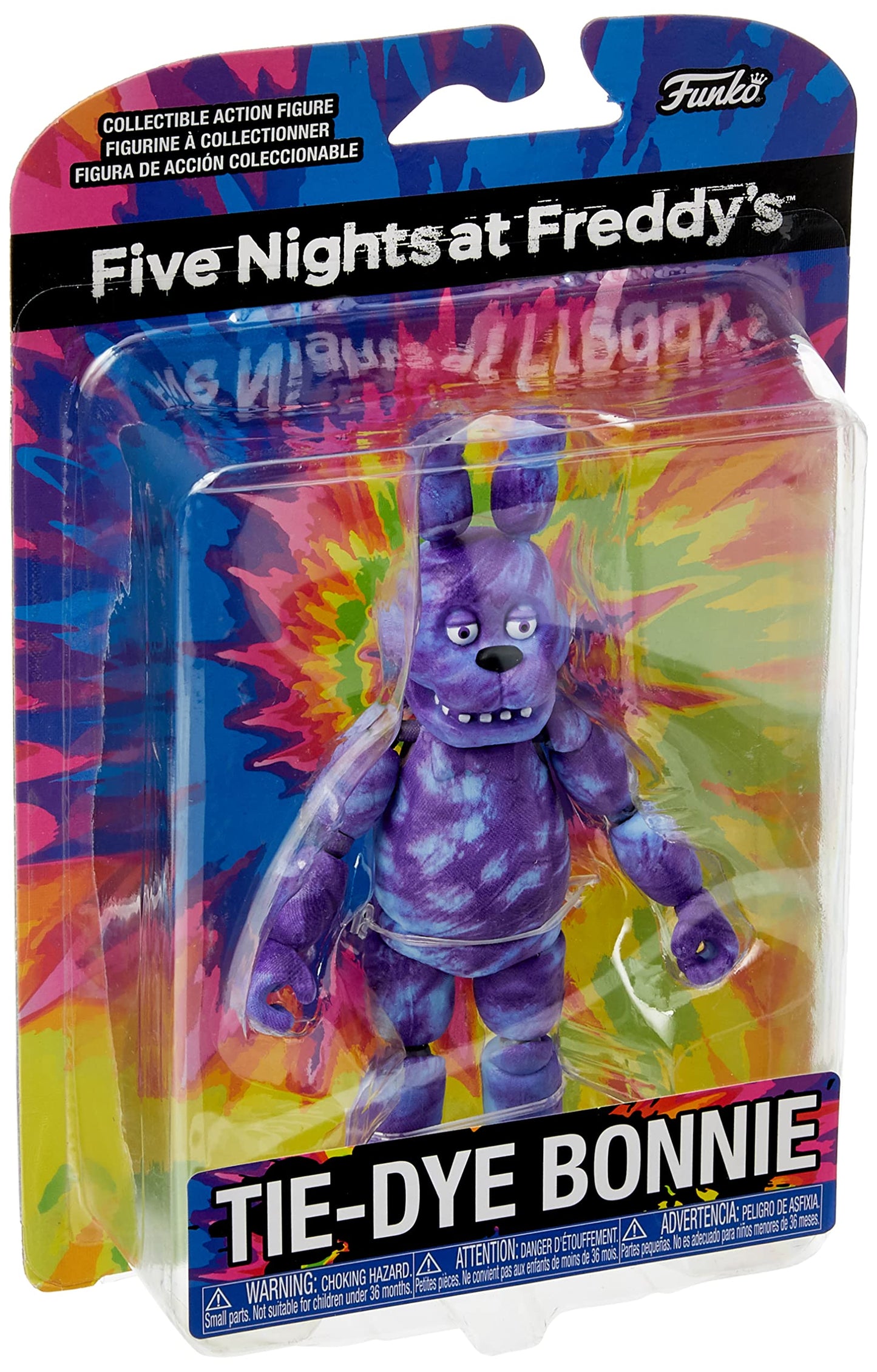 Funko Pop! Action Figure Five Nights at Freddy's Tie Dye Bonnie, Multicolor, Vinyl, Model 64216