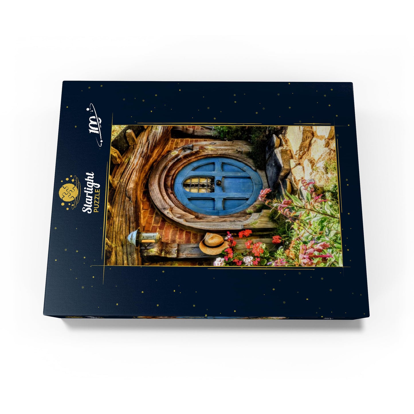 MyPuzzle 100 Piece Jigsaw Puzzle - Hobbit House in Hobbiton, Multi Color, Cardboard, Model 6311d3bc16b066fd565555c1