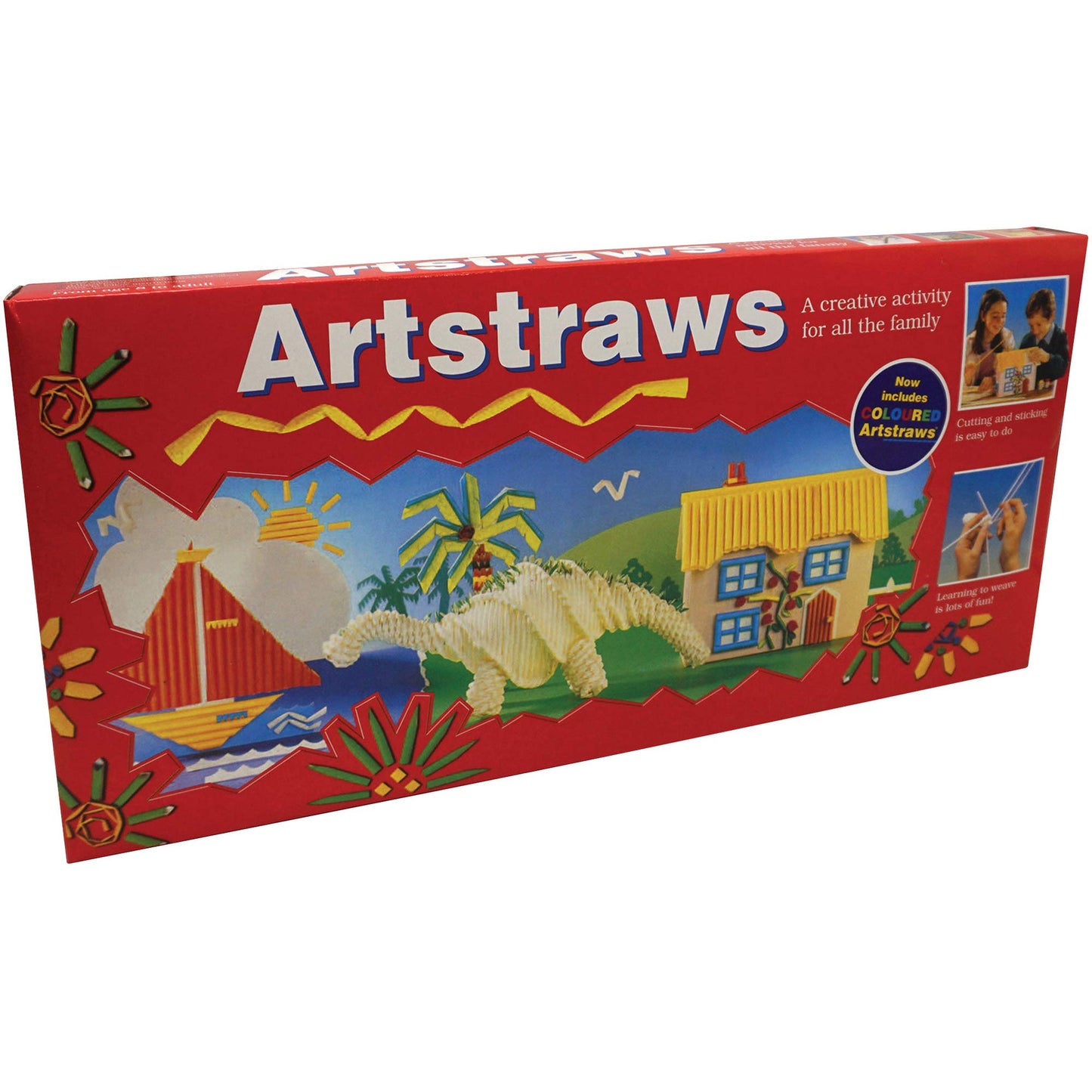 Pacon Artstraws Paper Tubes Art/Craft Straw, Assorted 300 per Box
