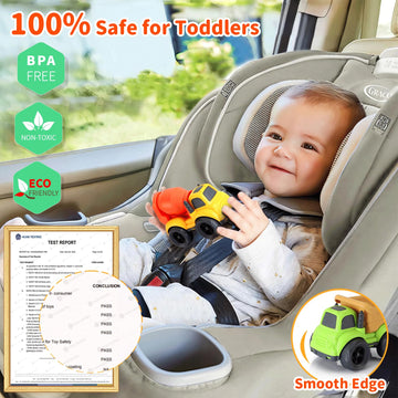 UOYLEYVN Toddler Toys for 1 Year Old Boy, Dump Truck Toys and Mixer Cement, BPA Free, Phthalates Free, PVC, Outdoor Toys for Tod