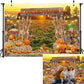 Fall Pumpkin Patch Backdrop Banner Autumn Pumpkin Harvest Photography Background Fall Halloween Autumn Thanksgiving Party Decora