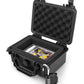Casematix Graded Card Case Storage Box For Sports Cards Compatible With 8 Bgs, 13 Fgs Or 11 Gma Psa Graded Trading Card Slabs And More Collectible Cards - Airtight, Waterproof And Includes Padlock