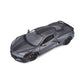 2020 Chevrolet Corvette Stingray C8 Dark Gray Metallic with Racing Stripes 1/18 Diecast Model Car by Maisto