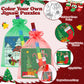 Fullhawl 12 Sets Christmas Puzzles Color Your Own Puzzles DIY Jigsaw Crafts with 12 Stackable Crayons and 12 Bags for Learning Education Toys Gifts Prizes Birthday Party Supplies(12  Christmas)