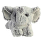 Aurora® Adorable Mini Flopsie™ Leroy Elephant™ Stuffed Animal - Playful Ease - Timeless Companions - Gray 8 Inches