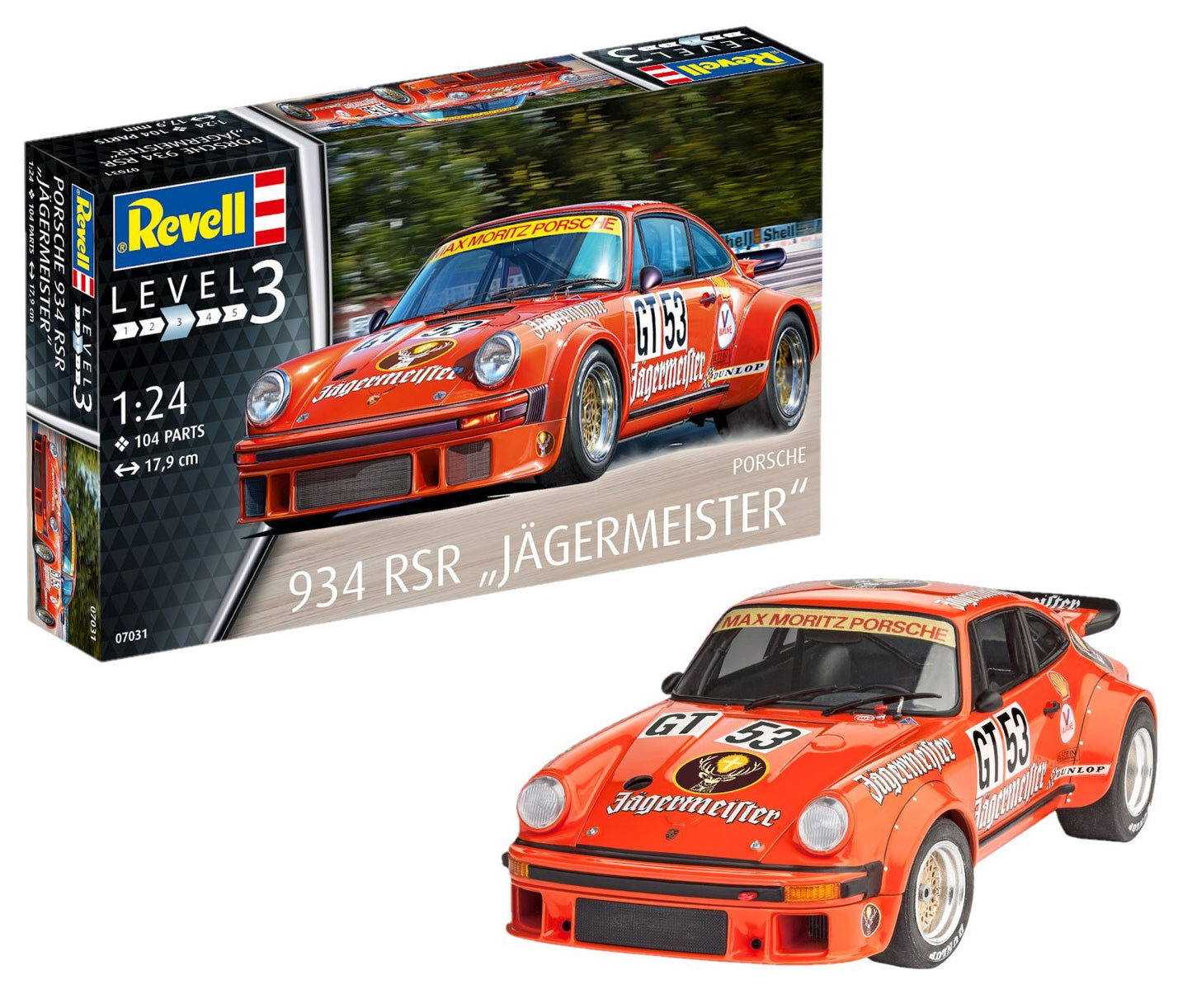 Revell Porsche 934 Rsr Jagermeister (80-7031)