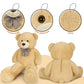 Morismos Giant Teddy Bear 4Ft, Big Large Teddy Bear 4 Foot Plush For Kids, Lifesize Bear Stuffed Animals For Girlfriend, 55 Inches
