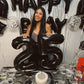 5 Balloon, Black Number Balloon 40 Inch, Black And Black Party Supplies, 5Th Birthday Balloon Decorations, 5 Number Balloons, Nu