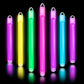 Glow Fever Glow In The Dark Sticks - 50 Ct 6' Glow Sticks Bulk Party Pack With End Caps & Lanyards - Glow Party Favors For Concert, Festival, & Wedding Neon Light Sticks By Party Dragon, Multi