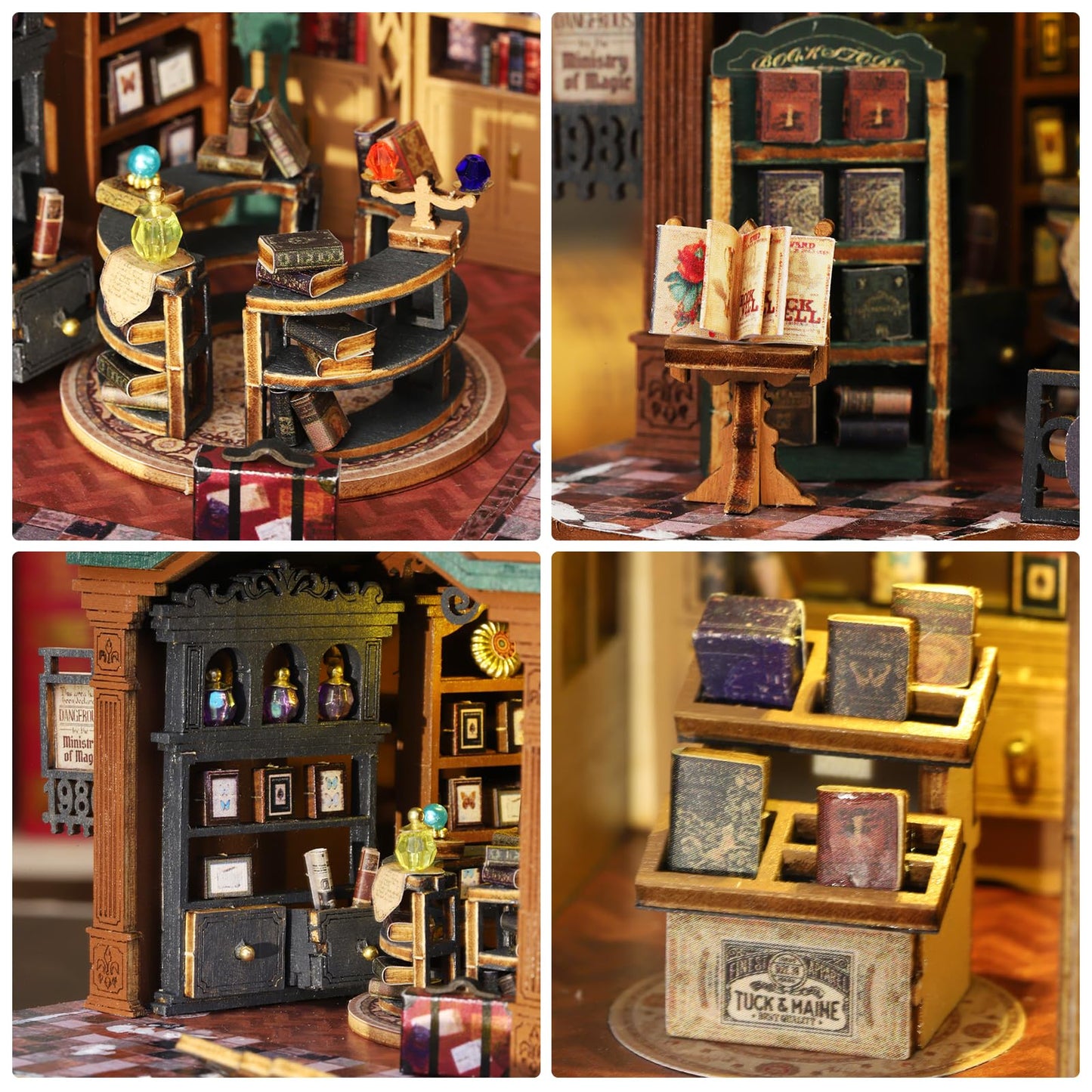 Foyucool DIY Miniature House Kits, Tiny House Kit, Doll House Kits for Adults to Building, Unique Birthday for Family and Friend