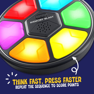 Memory Game for Kids - Gifts for Boys & Girls - 6 7 8 9 10 11 Year Old Boy Birthday Gifts - Kids Games - Toys for 10 Year Old Bo