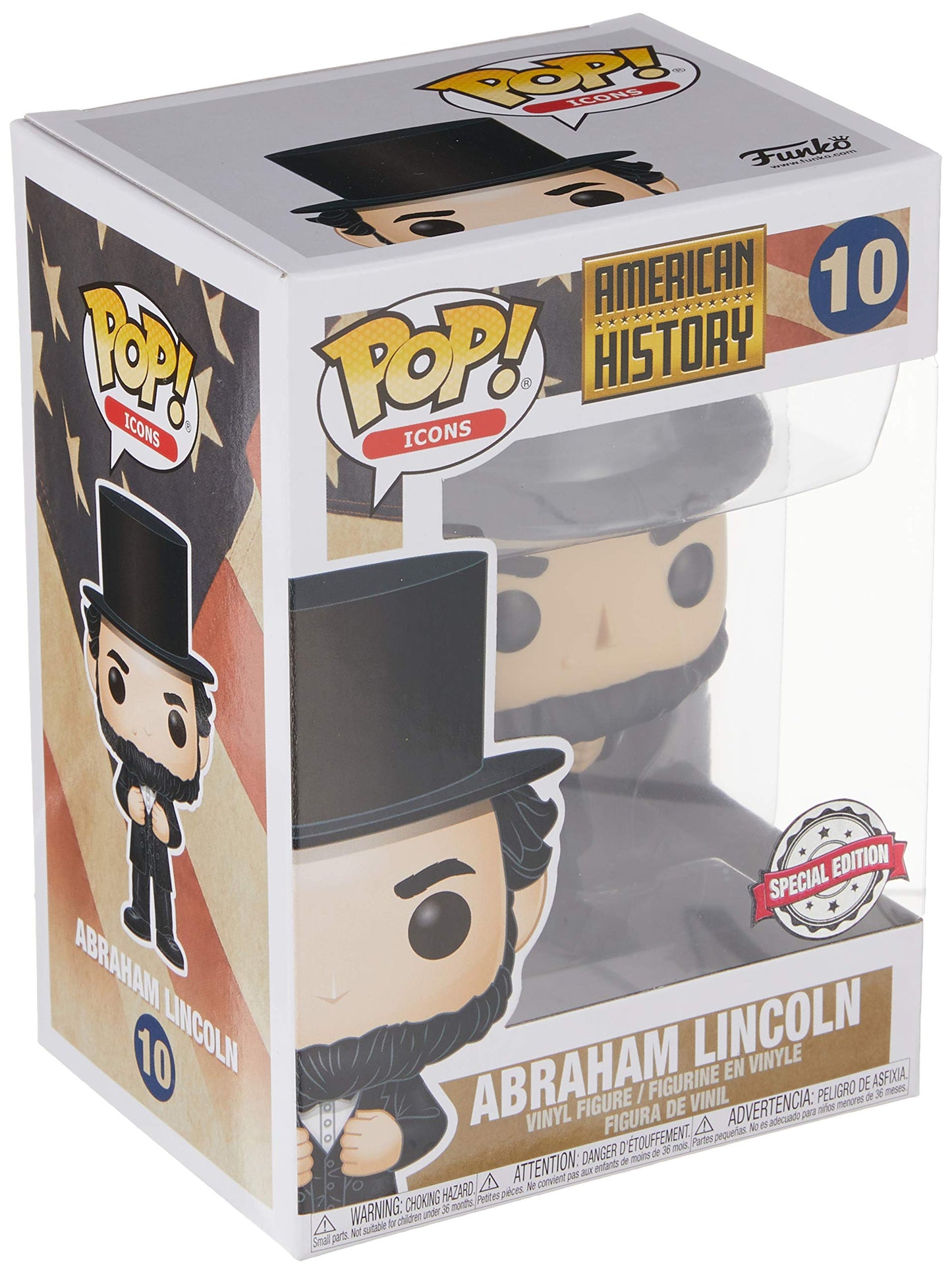 Funko Pop! Icons American History Abraham Lincoln #10 Exclusive