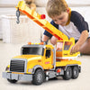 Dwi Dowellin Construction Toy Crane Truck with Lights & Sounds, Large, Plastic