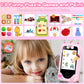 Nikuku Kids Phone for Girls, Kids Smart Phone Christmas Birthday Gifts for Girls Age 3-8, Toddler Touchscreen Pretend Play Phone