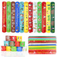 JoFAN 48 PCS Christmas Slap Bracelets Christmas Toys for Kids Boys Girls Toddlers Christmas Party Favors Stocking Stuffers Gifts