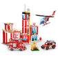 MAX Adventure Fire Rescue Playset (916 Pieces) Building Bricks Toys for Kids 5+ Create Vehicles and More UNbox Discover