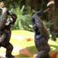 Gemini&Genius King Kong Toys Display  Rampage Toys Gorilla with 2Pcs Replaceable  Battle Axe  Hand-Painted  Animal Collectible  Details Unique Model.