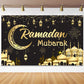 Ramadan Mubarak Party Decorations Eid Al-Adha Mubarak Backdrop For Ramadan Party Supplies Banner Photo Booth Prop