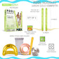 POZA 2 Pack of Inflatable Jumbo Pool Noodles - 74-Inch enhanced and elegant Giant Inflatable Sparkly Gold Glitter Confetti Pool Float Swim Noodles  Inflatable Noodles for Pool - Green and Gold