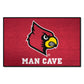 FANMATS 14656 University of Louisville Nylon Universal Man Cave Starter Rug , 19x30