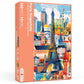 Paris Snapshots, 300 Pieces Jigsaw Puzzles, Moderate Challenge, Kids Puzzles, Adults Puzzles, Family Game Nights, Finish Size 20