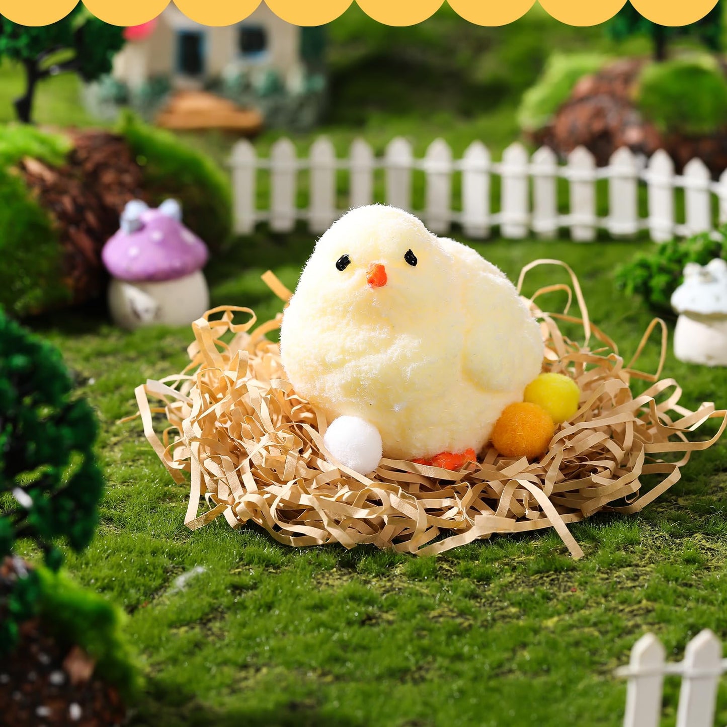 Pickmesh 1pcs Handmade Taba Fidget Toy Fufu Soft Stress Relief Chicken Sensory Fidget Toy Sticky Stress Relief Pinch Kawaii Gift