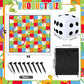 Realspring 9.8 Ft Giant Snakes And Ladders Game Playing Mat With 6 Nails 14 Inch Inflatable Dice And Storage Bag Floor Snake And