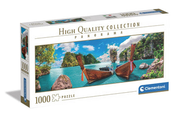 Clementoni 39642 1000Pcs Collection Phuket Bay Panorama 1000 Pieces, Made In Italy, Jigsaw Puzzle For Adults, Multicolor, Medium