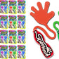 Stretchy Hands Slap Bulk Toys (48 Sticky) by JA-RU for Kids Party Favors, Easter, Treasure Box