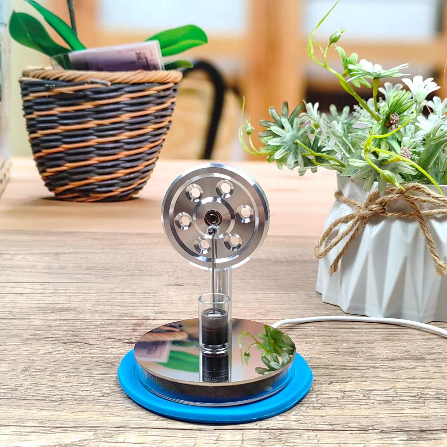 Sunnytech Low Temperature Stirling Engine Motor Steam Heat Education Model Toy Lt002