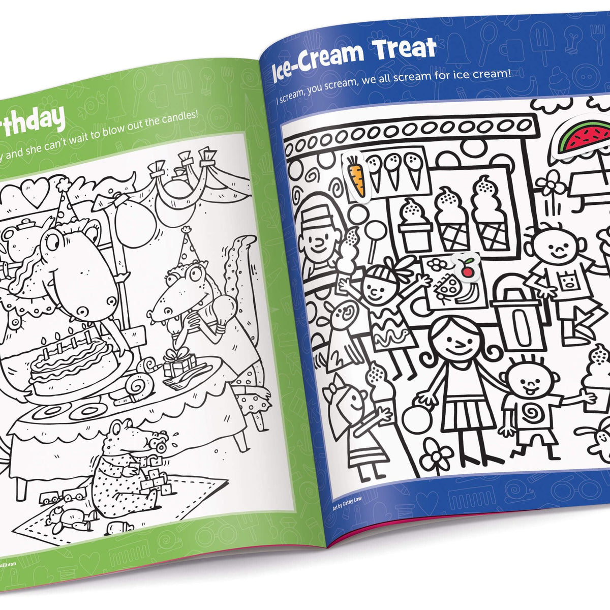 Hidden Sticker Highlights Hidden Pictures Sticker Fun Sticker Books for Kids Ages 3-6 ...