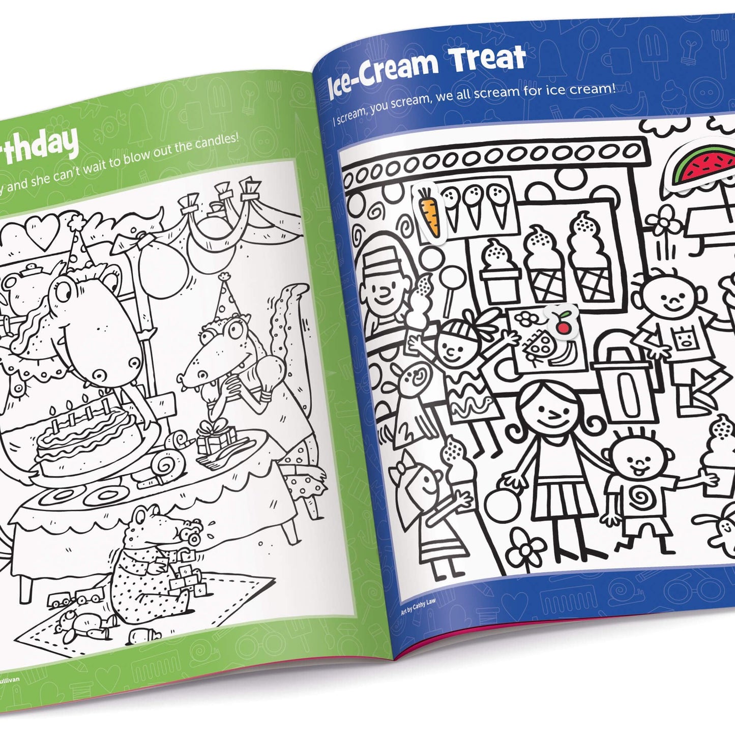 Highlights Hidden Pictures Sticker Fun - 4-Pack Seek and Find Activity Books for Kids Ages 3-6, 480+ Stickers, Multicolor