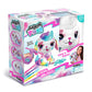 Canal Toys Personalized Airbrush Plush Large Puppy, Multi, Customizable with Markers & Stencils, Ages 6+