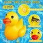 Hungdao Inflatable Duck Pool Float - 5ft Yellow PVC Rubber Duck for Summer Beach Parties and Decorations