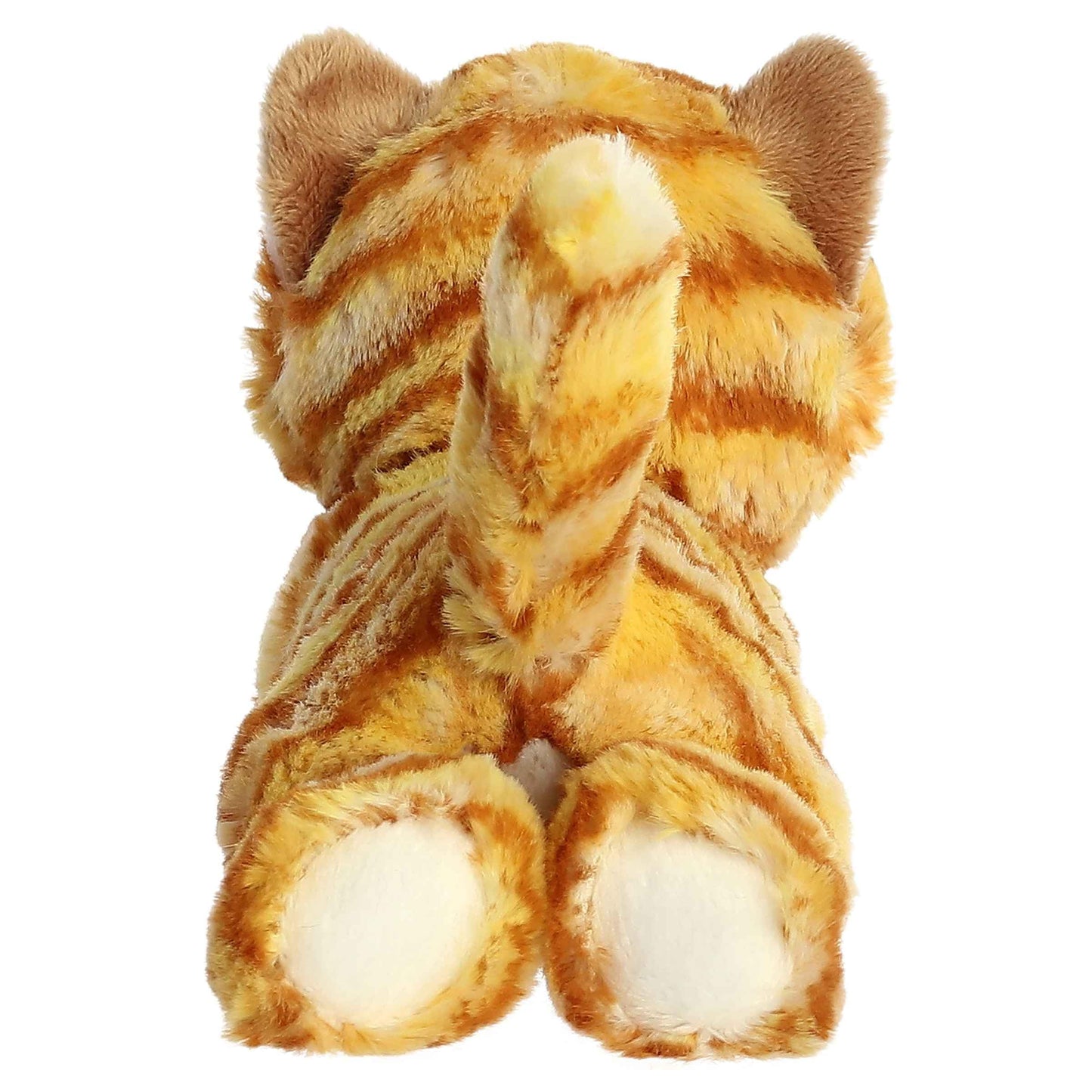 Aurora® Mini Flopsie™ Ginger Cat Stuffed Animal - Orange 8 Inches, Polyester, Playful Companion for All Ages