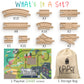 Kipipol Wooden Train Tracks Set - 52 Pcs+Bonus Railroad Map –Compatible W All Major Wooden Railway Toy Brands Including: Thomas The Train Track Set, Brio Train, Melissa And Doug Train Set For Kids 3+