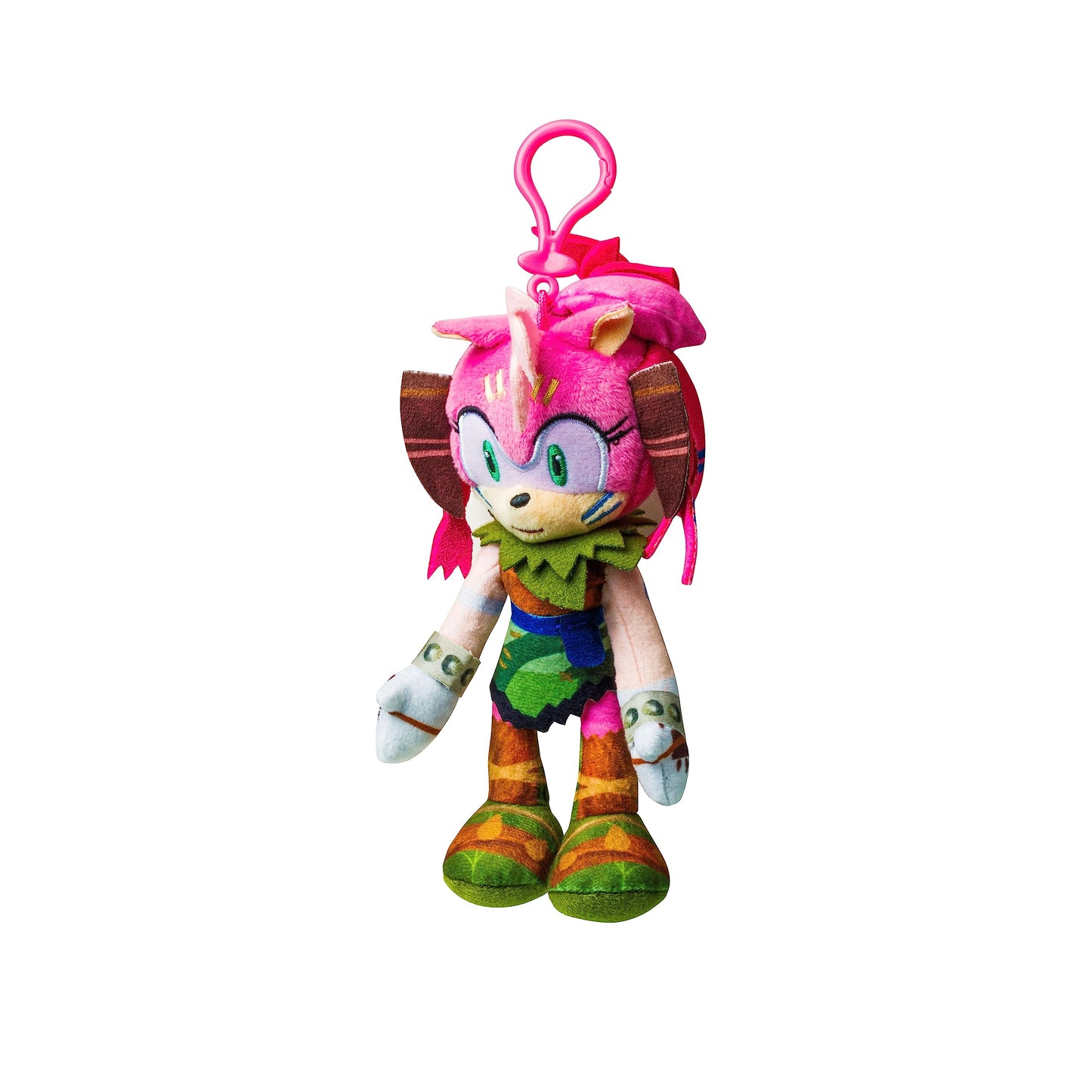 Sonic The Hedgehog Clip On Plush Toy, Series 1, Multicolor, Model SON7004, Random Selection