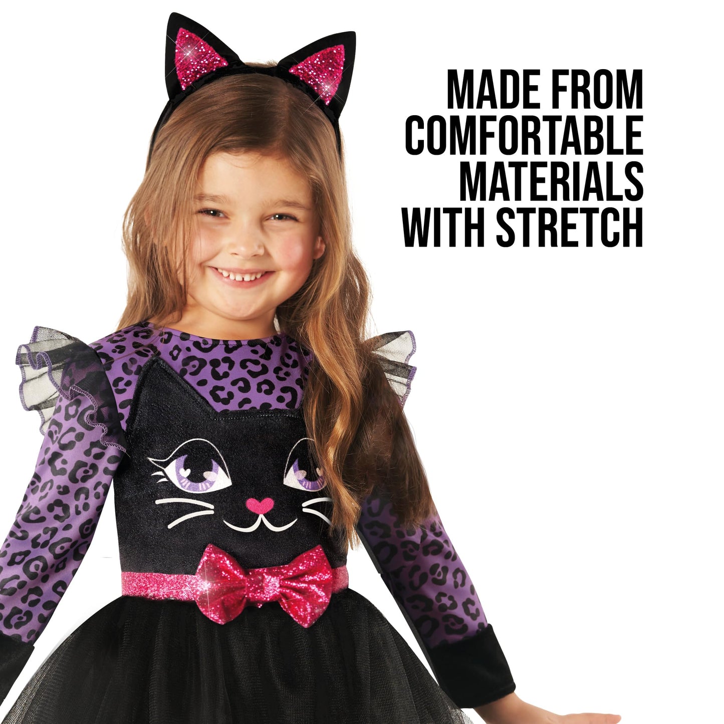 Morph Kitty Dress Purple Girls M
