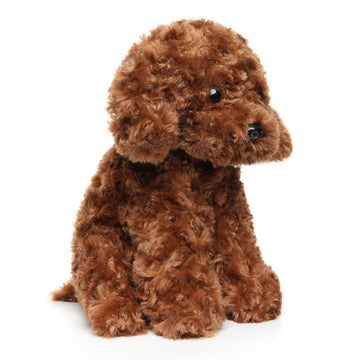 Weigedu Labradoodle Plush Toy, Fluffy Red Poodle Stuffed Animal, 12.6' - Perfect For Kids, Babies, Birthday