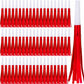 Lcpqmzgh 60 Pcs Gold Noise Makers, Metallic Fringed Noise Makers For New Year Party Favor Supplies (Red)