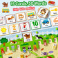 2 In 1 Magnetic Color And Number Maze Magnet Alphabet Counting Dog Puzzle Double Sided Board Fine Motor Skills Montessori Educat