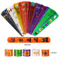 MGparty 72PCS Halloween Slap Bracelets 24 Halloween Theme Designs Spider Pumpkin Ghost Zombie Bat Witches Snap Bracelet for Kids