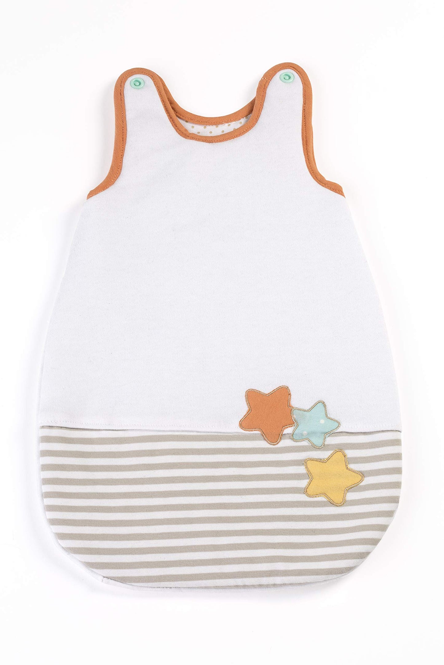 Miniland Baby Doll Sleep Sack For 15 3/4'' Dolls In Gender Neutral Colors