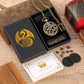 Mini DND Dice Set Steampunk Hollow Octopus Pocket Watch Shell Case, 7pcs Polyhedral Metal D&D Dice Set, DND Gifts with Gift Box