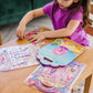 Melissa & Doug Puffy Sticker Activity Books Set - Dress-Up, Princess, Mermaid - 208 Reusable Stickers, Pack of 3, Multicolor